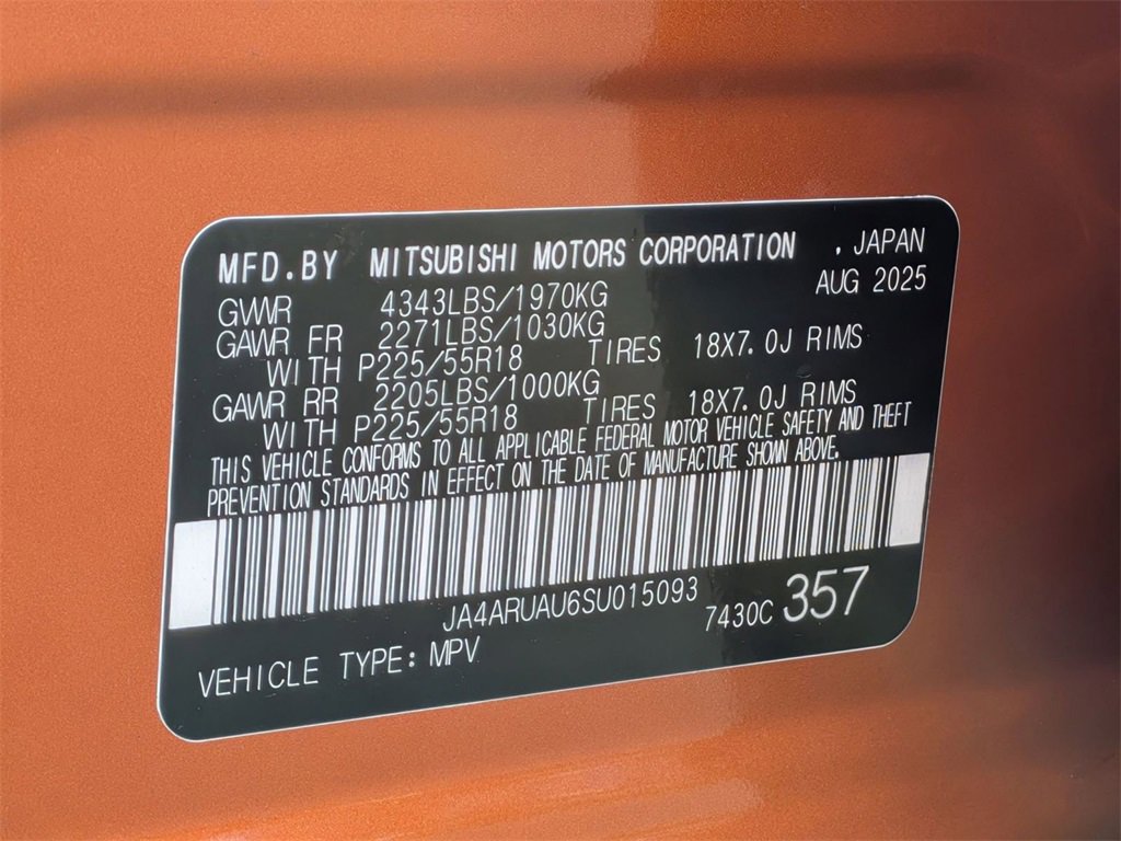 New 2025 Mitsubishi Outlander Sport ES image 30