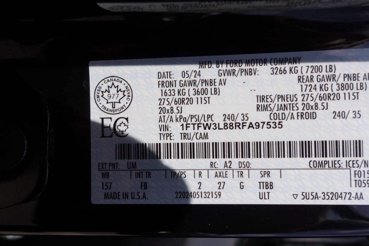 Used 2024 Ford F150 XLT w/ Equipment Group 302A MID AWD/4WD image 63