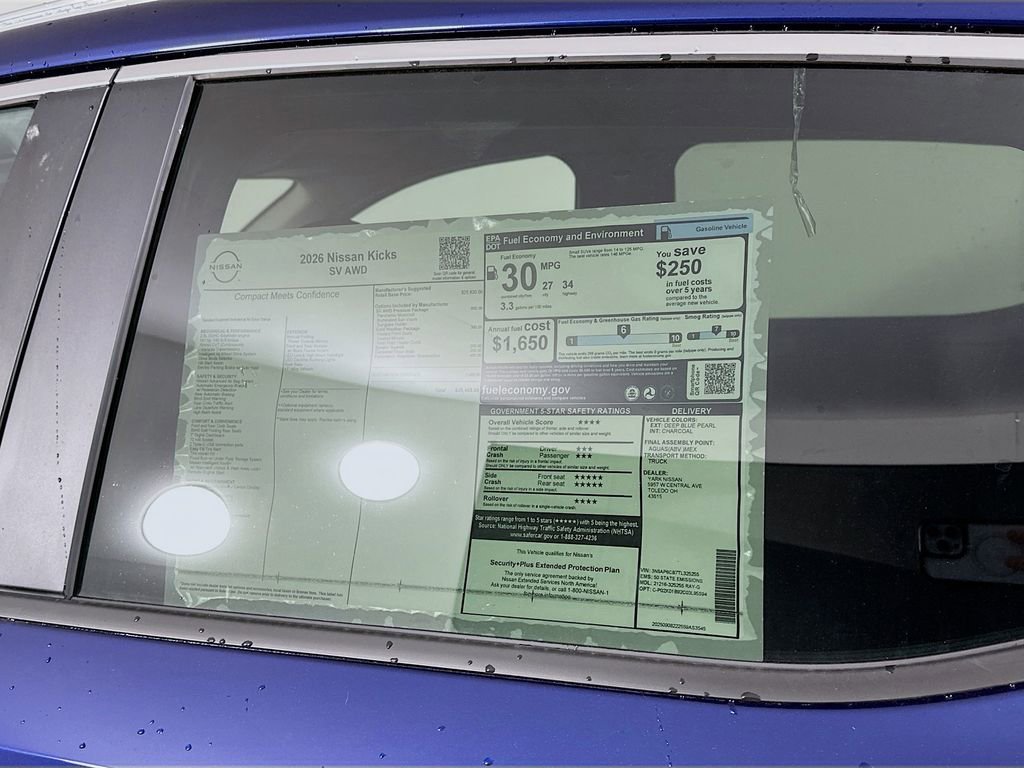 New 2026 Nissan Kicks SV w/ SV Premium Package image 13