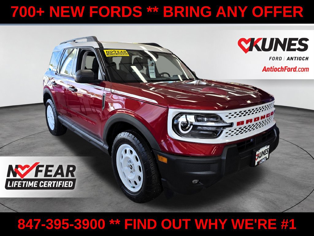 New 2025 Ford Bronco Sport Heritage w/ Convenience Package AWD/4WD image 1