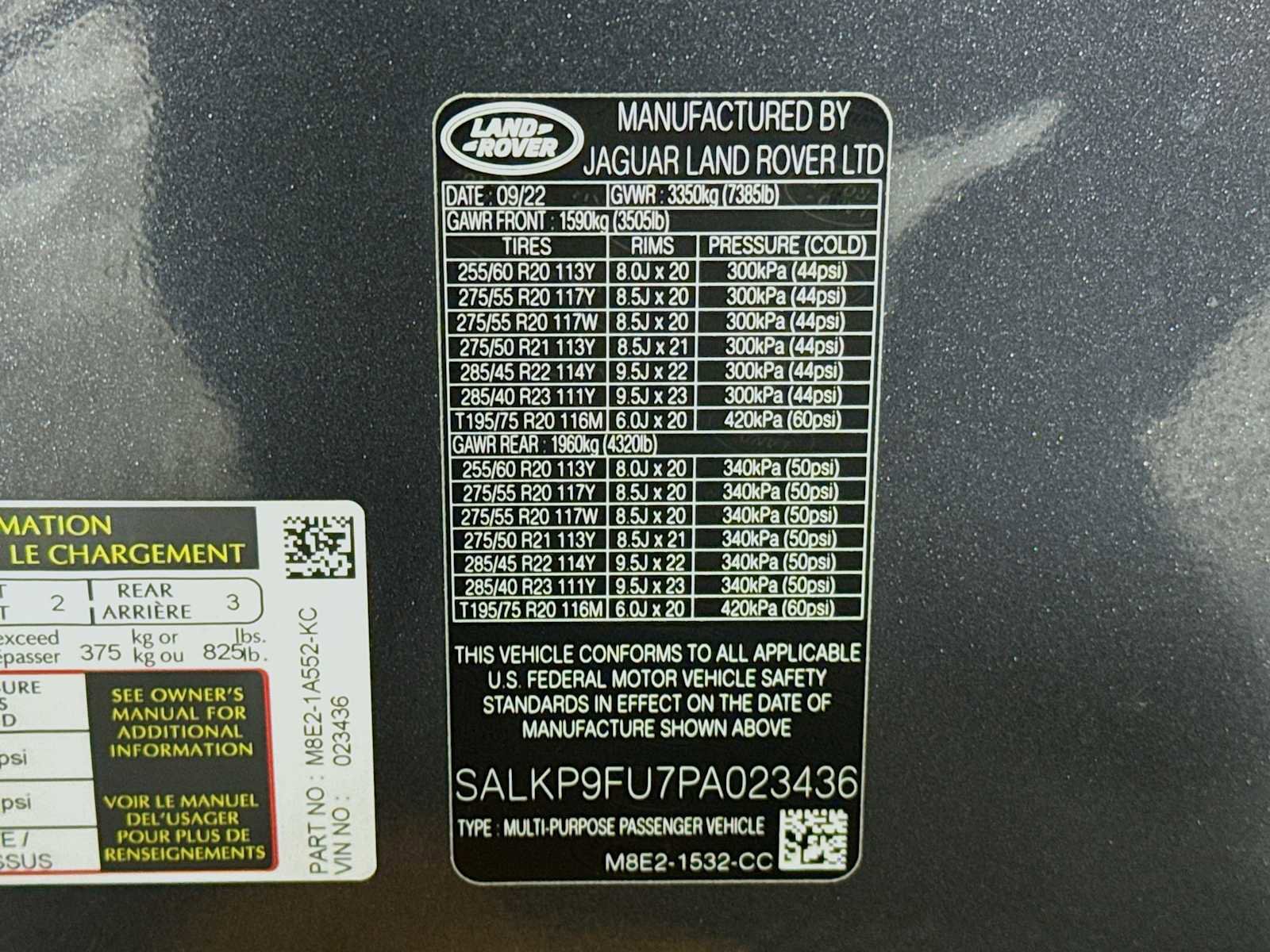 Certified 2023 Land Rover Range Rover SE image 58
