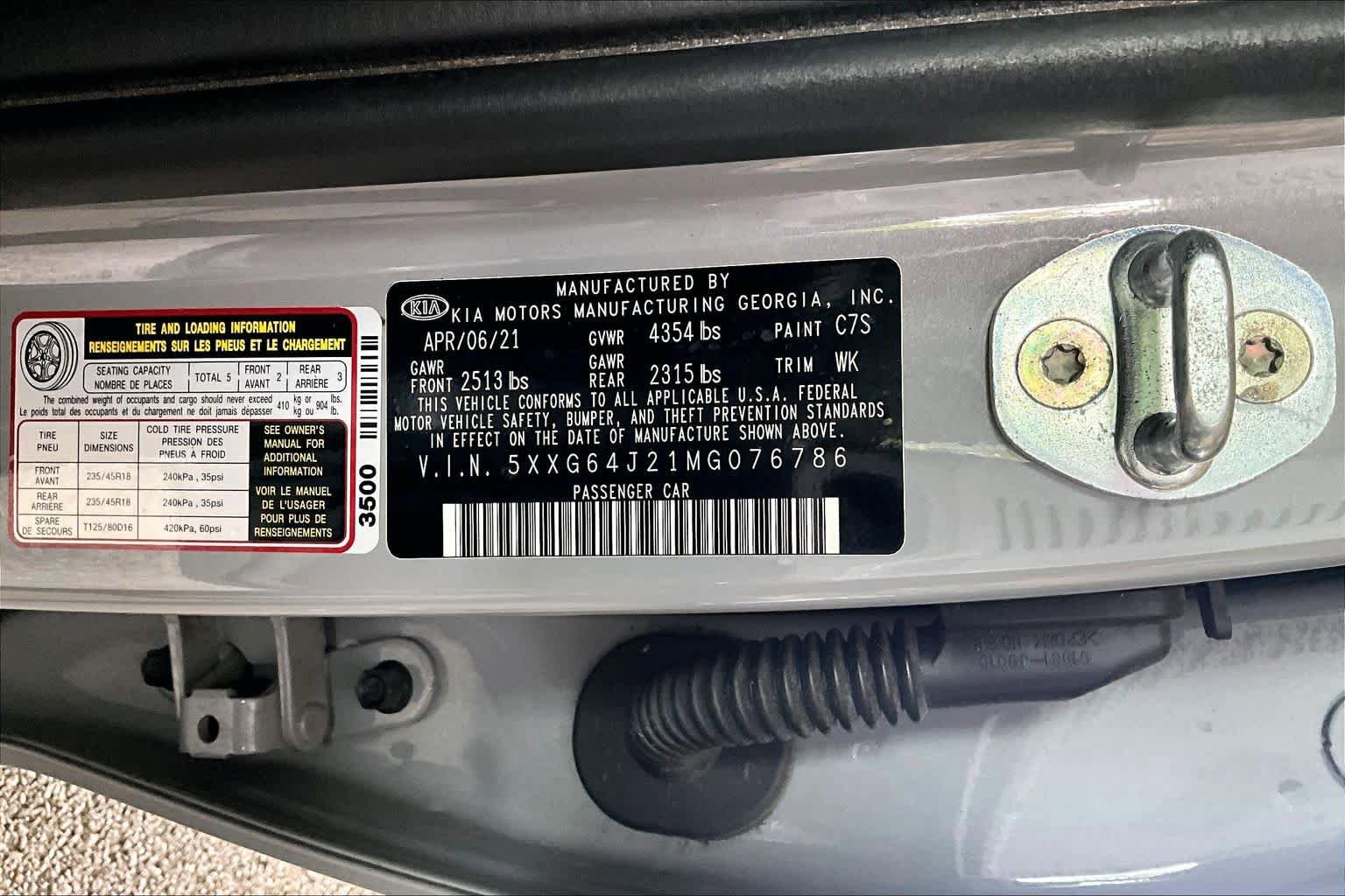 Used 2021 Kia K5 GT-Line w/ GT-Line FWD Premium Package image 33