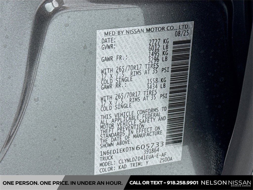 New 2026 Nissan Frontier PRO-4X w/ Pro Premium Package image 33