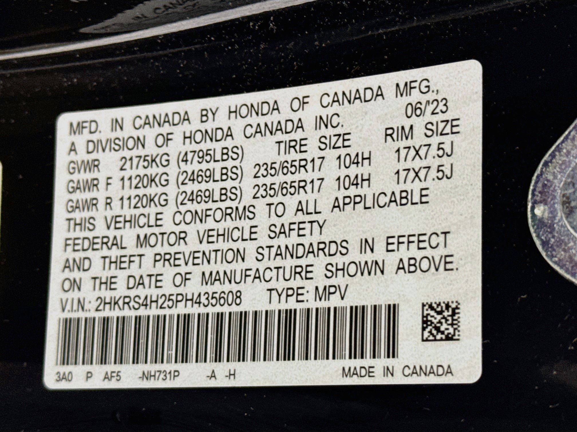 Certified 2023 Honda CR-V LX image 29