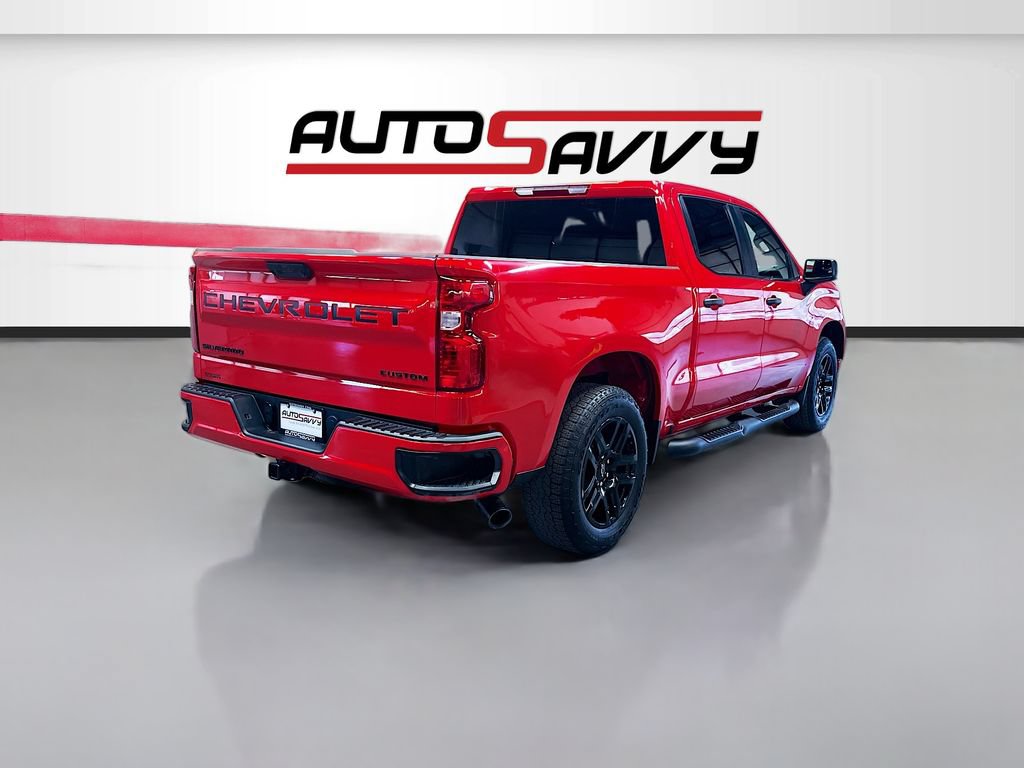 Used 2025 Chevrolet Silverado 1500 Custom w/ Turbomax Blackout Package AWD/4WD image 7