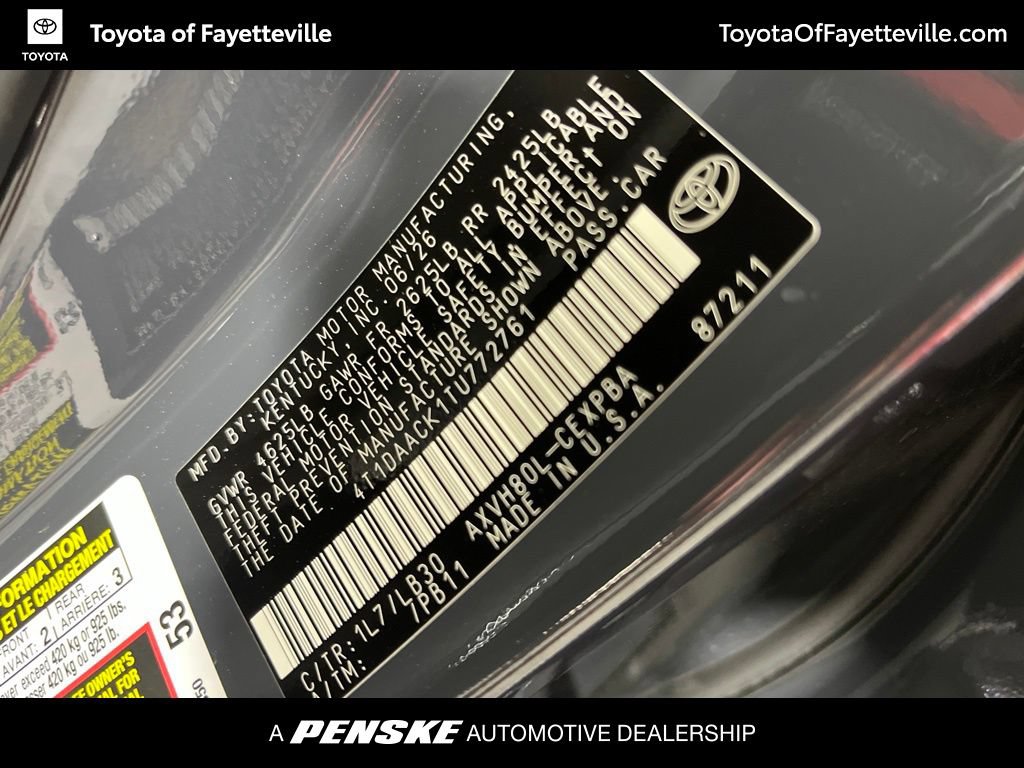 New 2026 Toyota Camry XSE FWD image 26