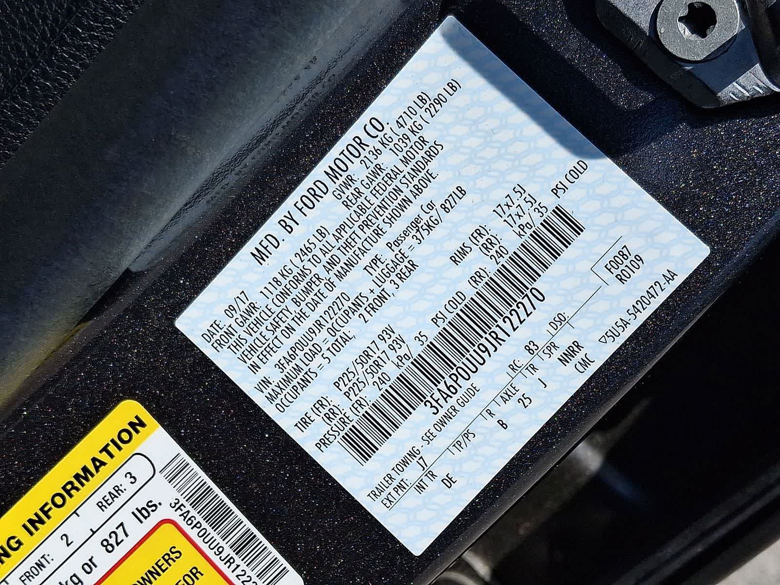 Used 2018 Ford Fusion S FWD image 37
