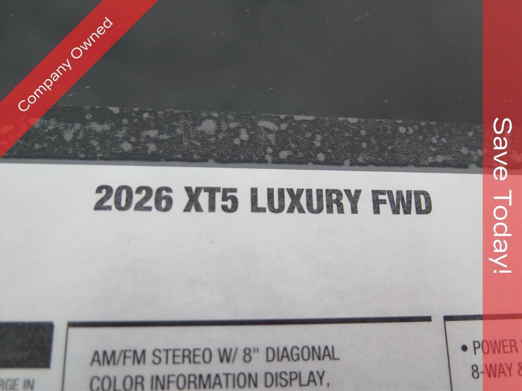 New 2026 Cadillac XT5 Luxury FWD image 9