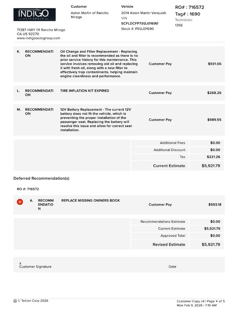 Used 2014 Aston Martin Vanquish Coupe image 49