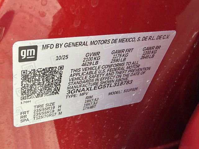 New 2026 Chevrolet Equinox RS FWD image 21