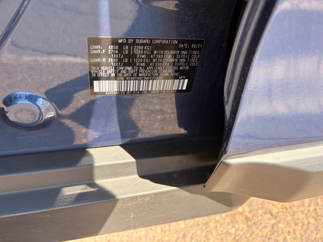 Used 2021 Subaru Outback Limited w/ Popular Package #2 AWD/4WD image 30