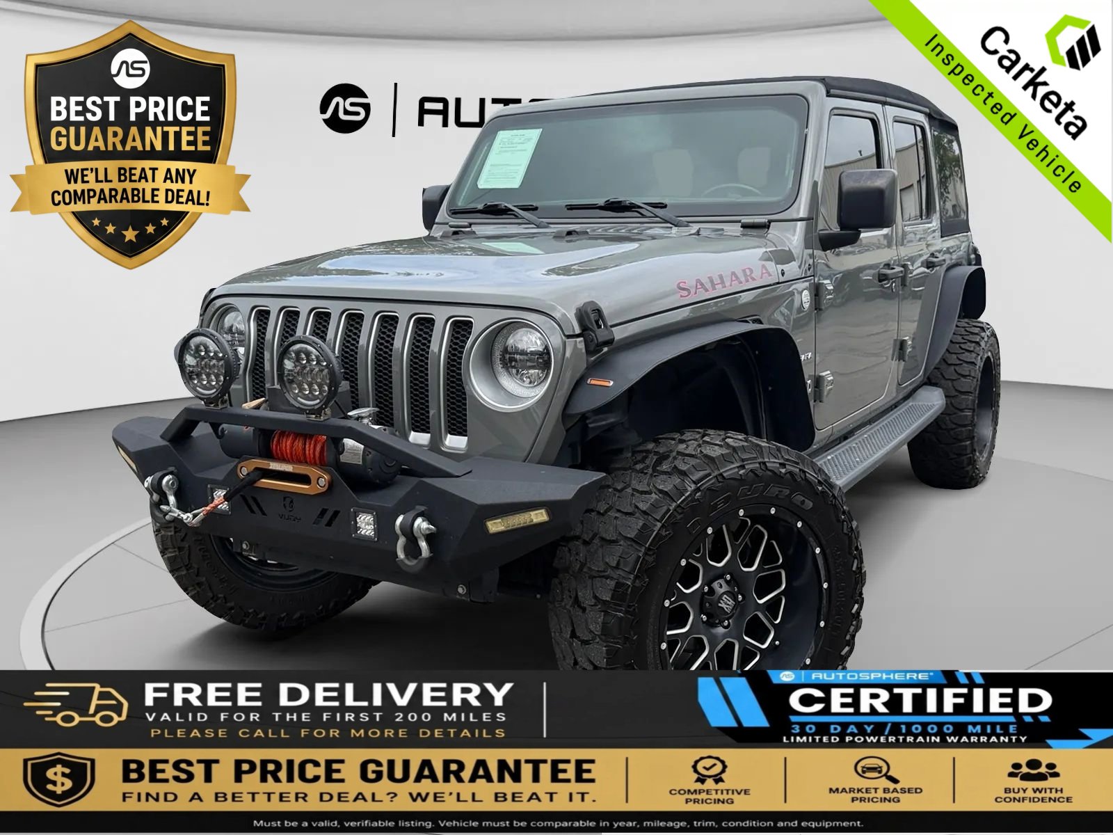 Used 2019 Jeep Wrangler Unlimited Sahara w/ LED Lighting Group
