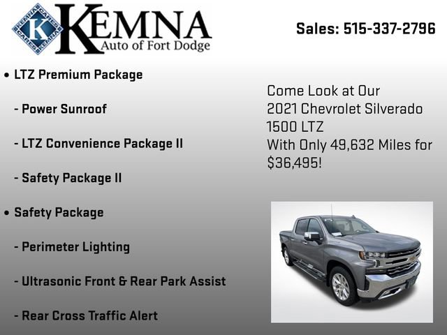 Used 2021 Chevrolet Silverado 1500 LTZ w/ LTZ Premium Package image 25