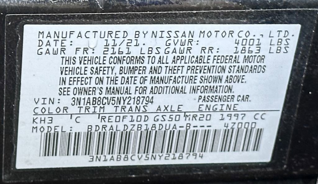 Used 2022 Nissan Sentra SV w/ SV Premium Package image 50