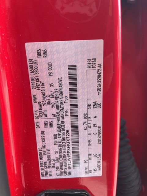 Used 2015 Ford F150 XLT w/ Equipment Group 301A Mid image 28