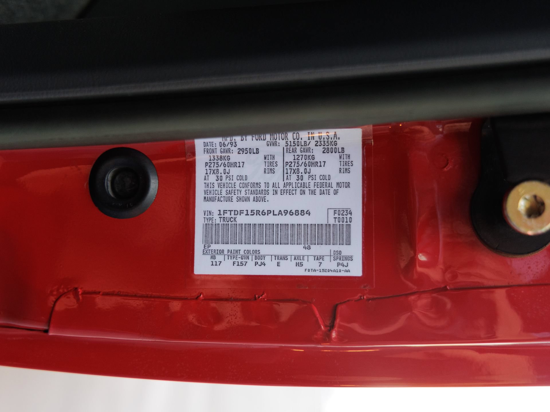 Used 1993 Ford F150 Lightning RWD image 47