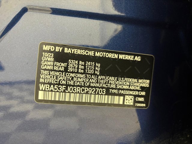 Used 2024 BMW 530i xDrive w/ Premium Package AWD/4WD image 25