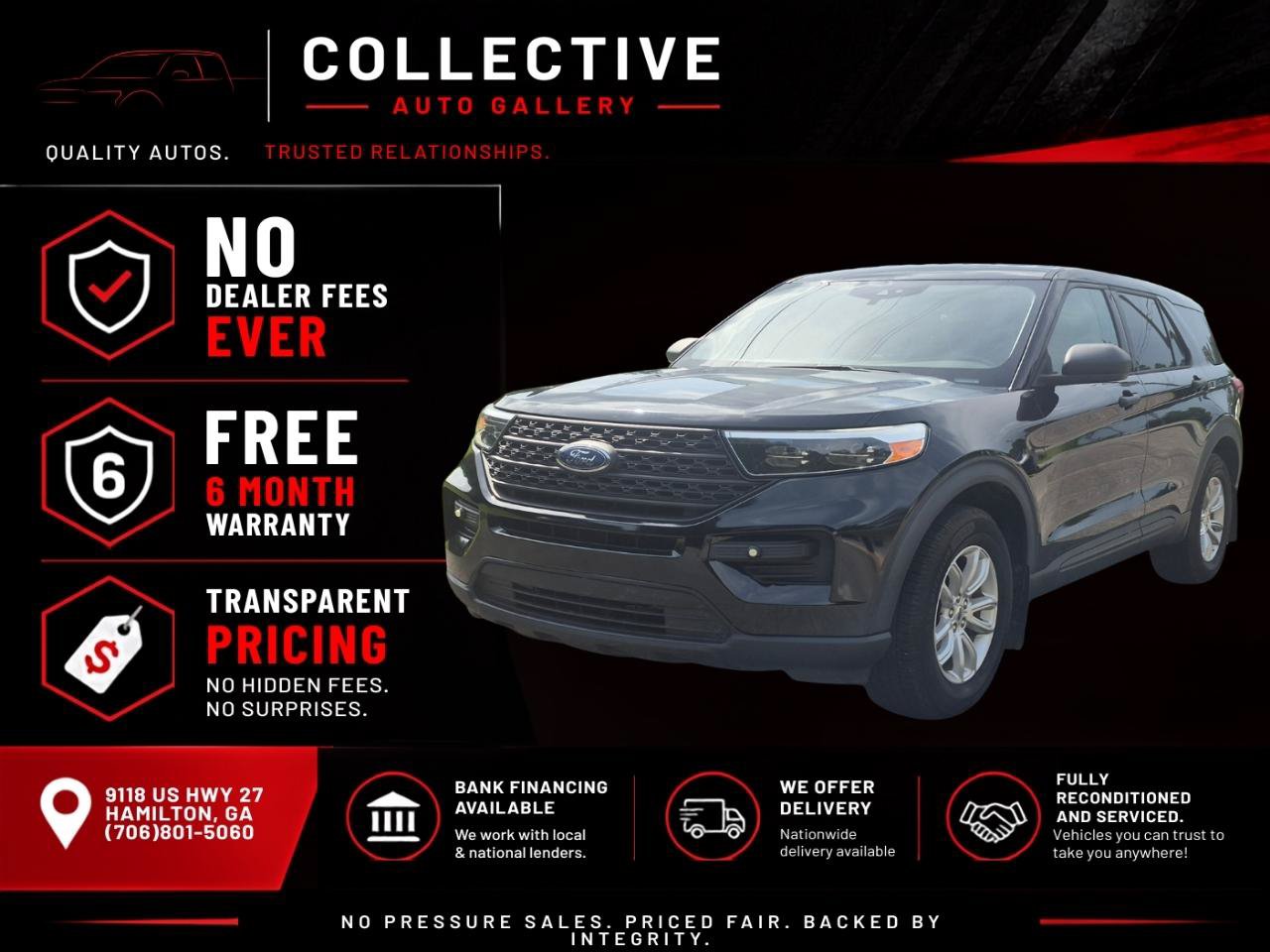 Used 2021 Ford Explorer 4WD w/ Class III Trailer Tow Package image 2