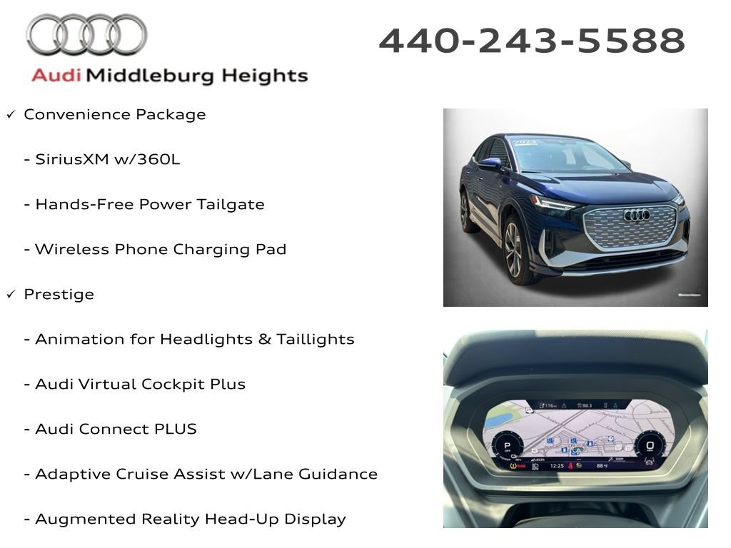 Used 2023 Audi Q4 e-tron Prestige AWD/4WD image 11