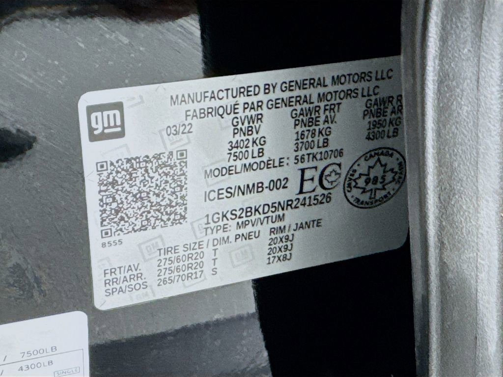 Used 2022 GMC Yukon SLT w/ SLT Luxury Package image 36