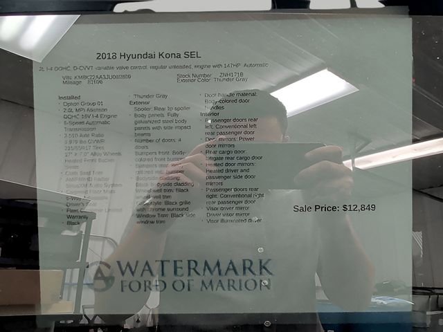 Used 2018 Hyundai Kona SEL FWD image 27