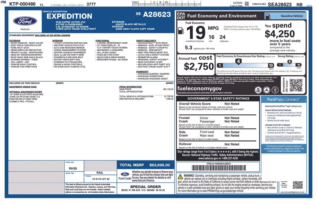 Used 2025 Ford Expedition Active RWD image 58