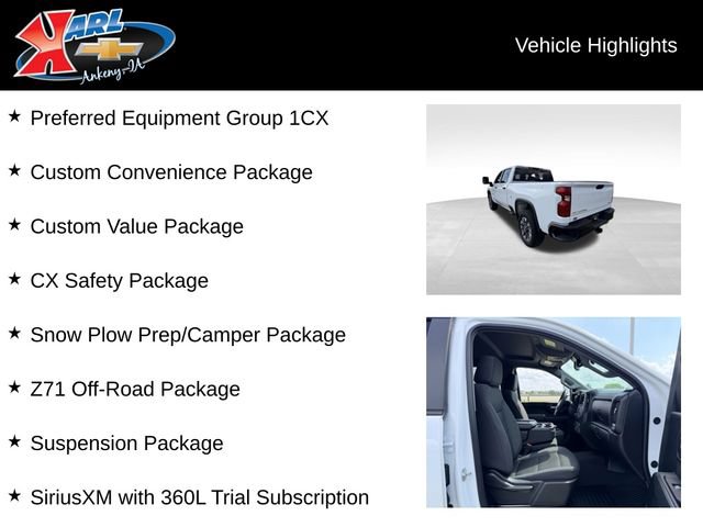 Certified 2025 Chevrolet Silverado 2500 Custom w/ Custom Value Package AWD/4WD image 2