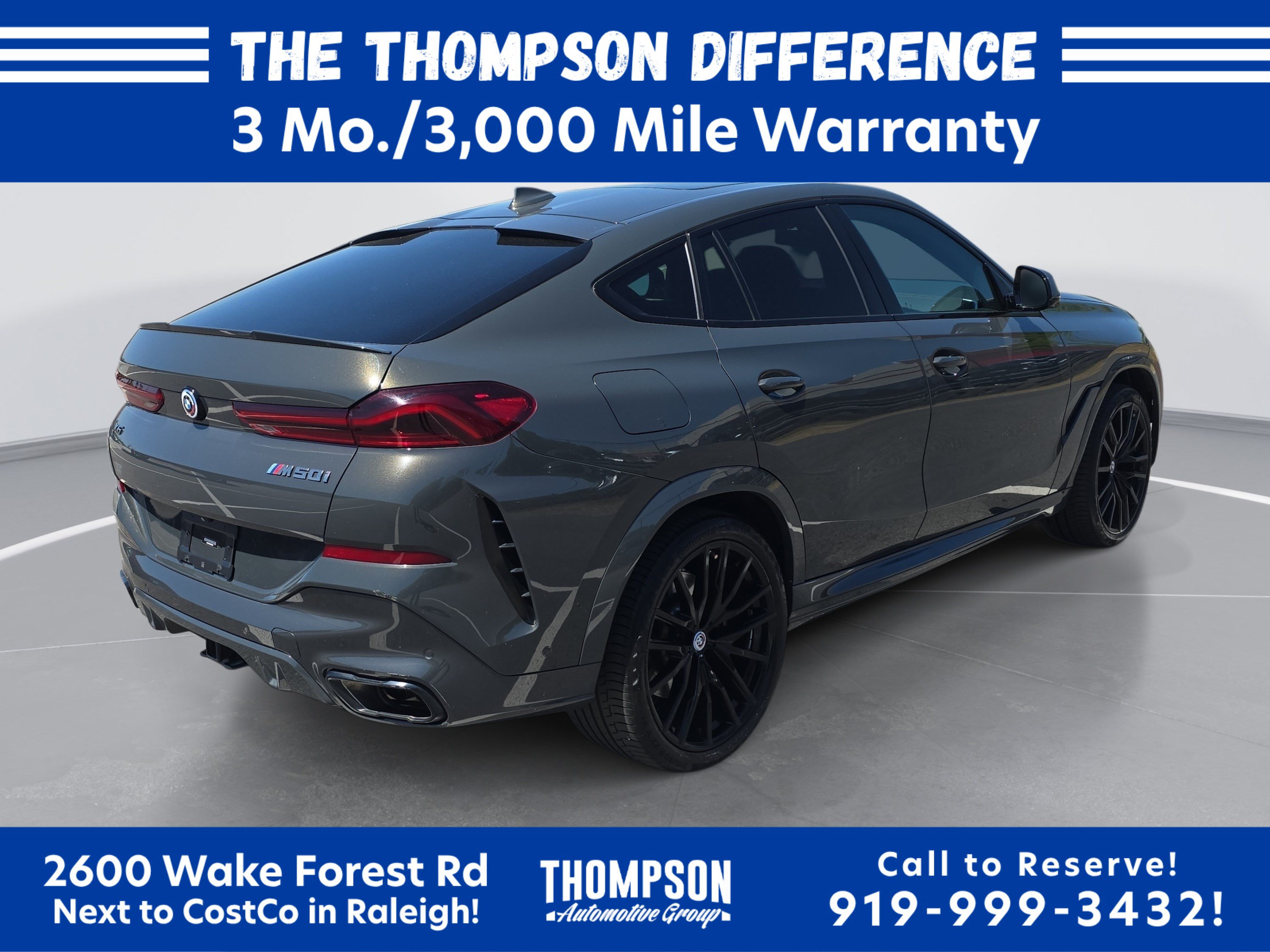 Used 2023 BMW X6 M50i w/ Executive Package AWD/4WD image 3