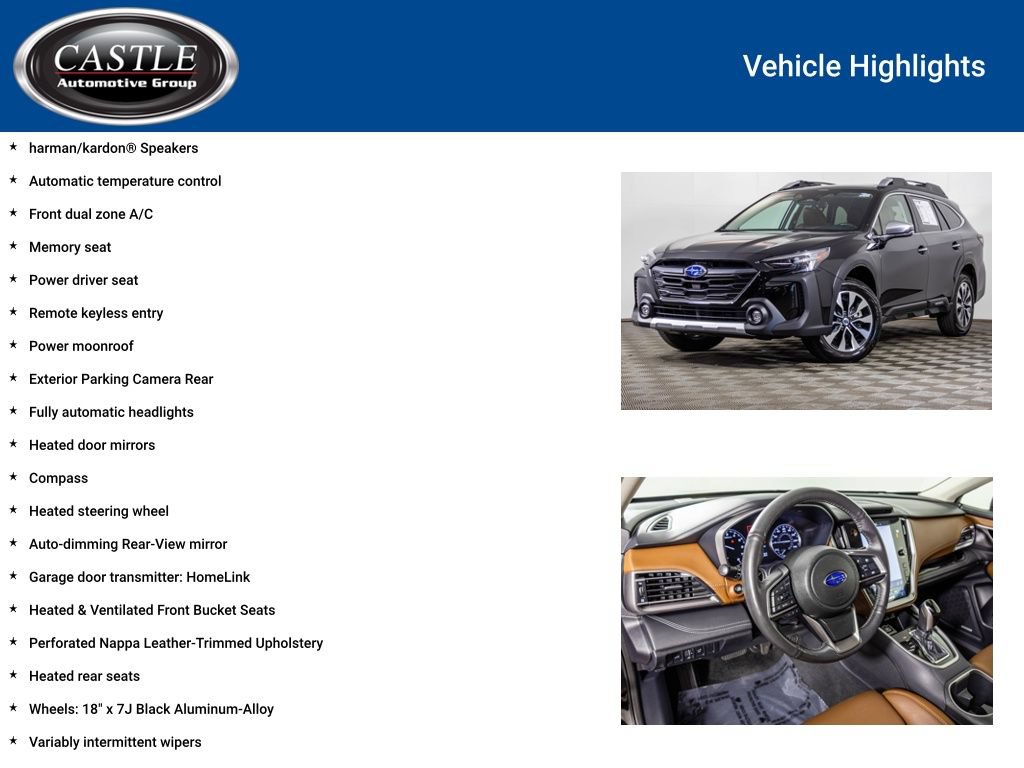 Used 2024 Subaru Outback Touring XT AWD/4WD image 8