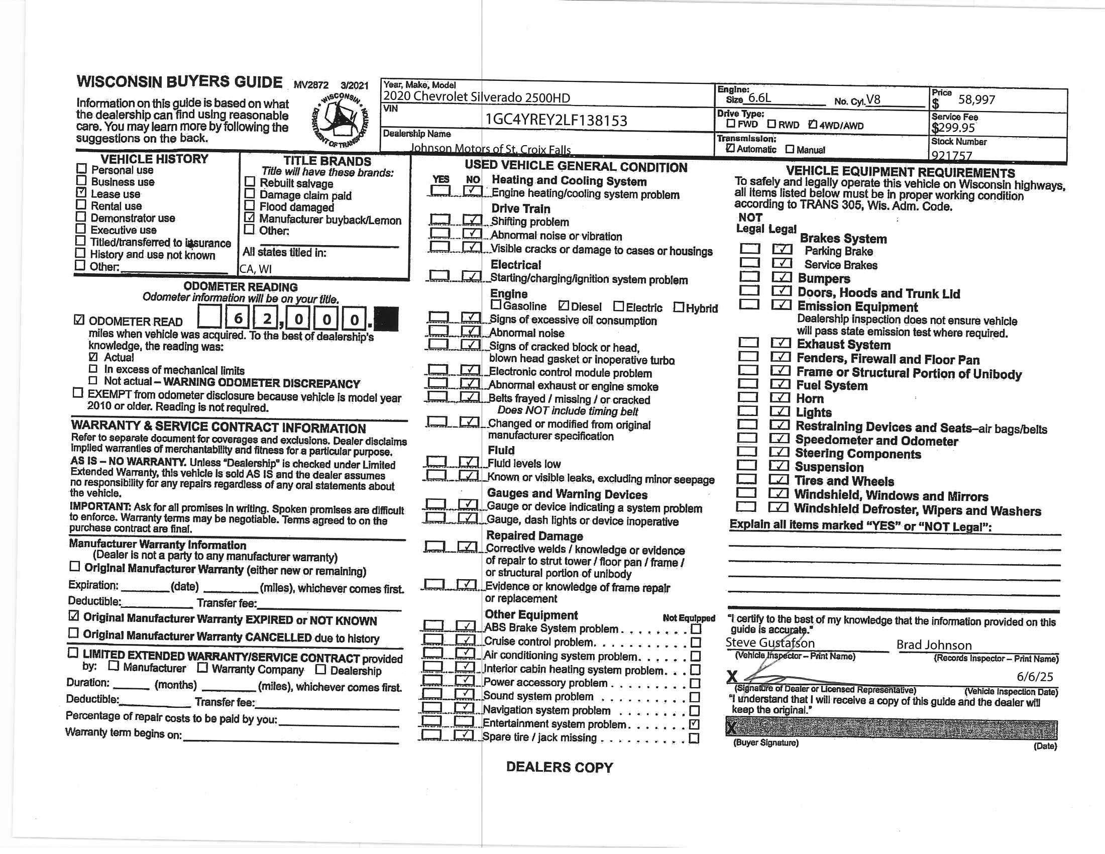 Used 2020 Chevrolet Silverado 2500 High Country image 18