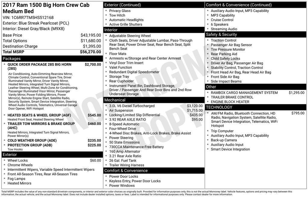Used 2017 RAM 1500 Big Horn image 6