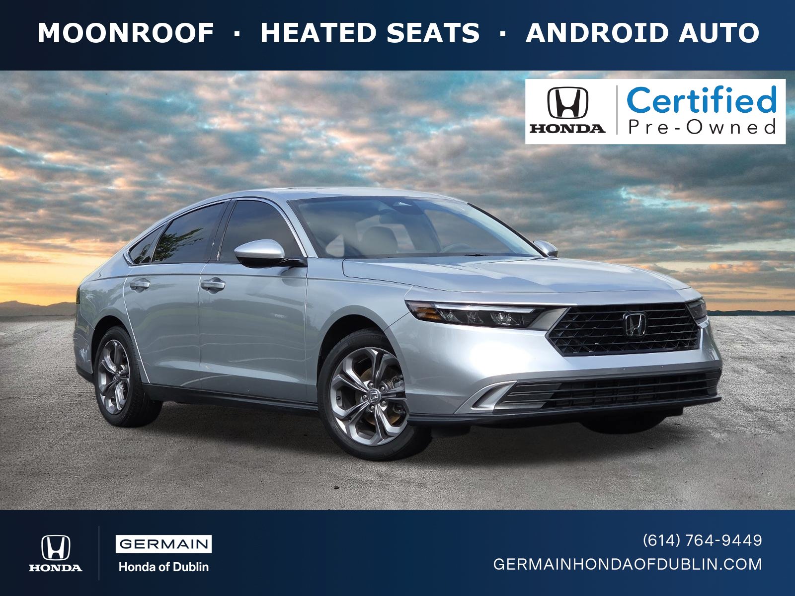 Certified 2024 Honda Accord EX