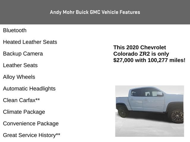 Used 2020 Chevrolet Colorado ZR2 AWD/4WD image 4