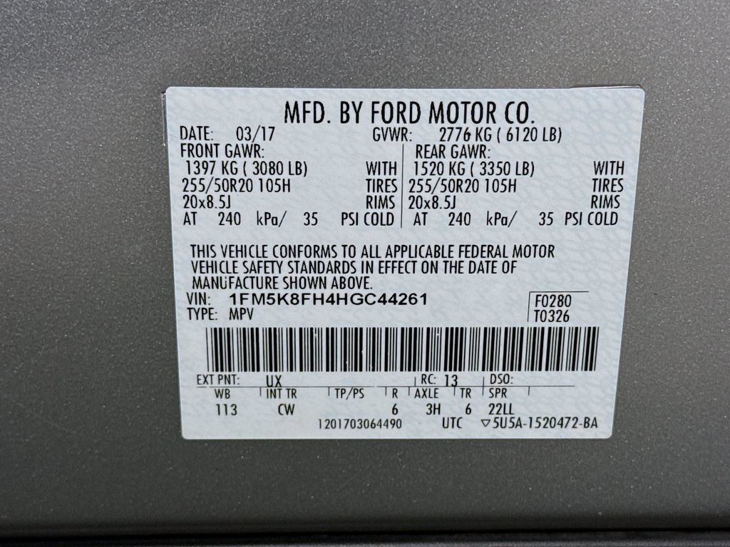 Used 2017 Ford Explorer Limited AWD/4WD image 32