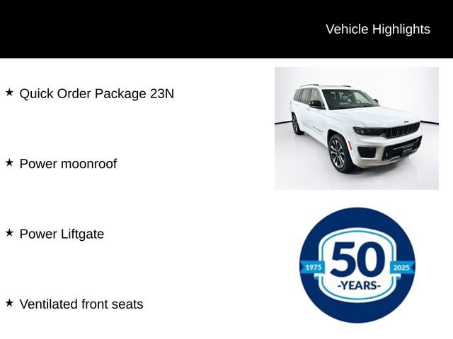 Certified 2023 Jeep Grand Cherokee L Overland AWD/4WD image 8