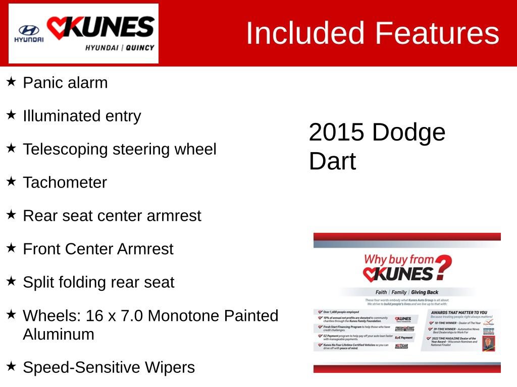 Used 2015 Dodge Dart SXT FWD image 3
