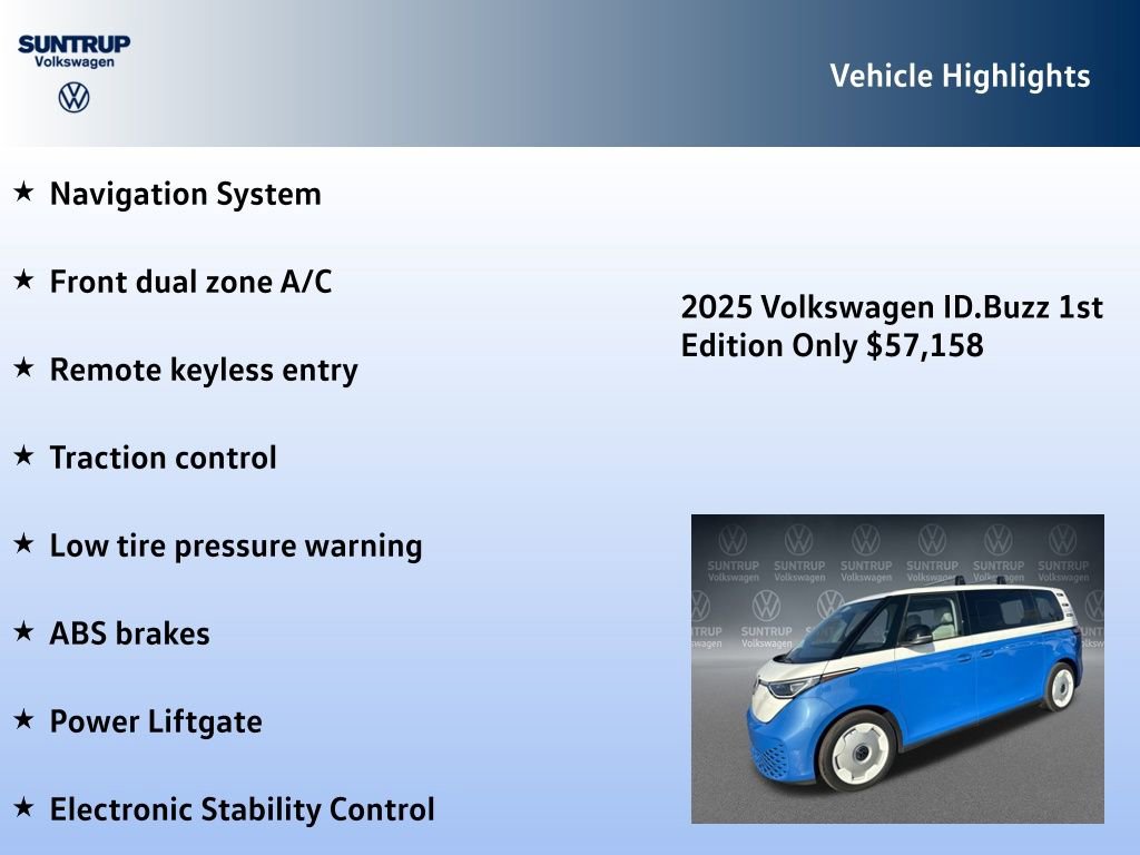 New 2025 Volkswagen ID. Buzz 1st Edition image 7