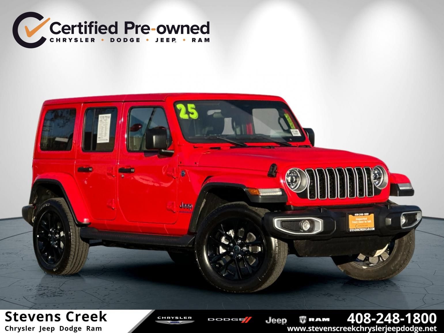 Certified 2025 Jeep Wrangler Unlimited Sahara