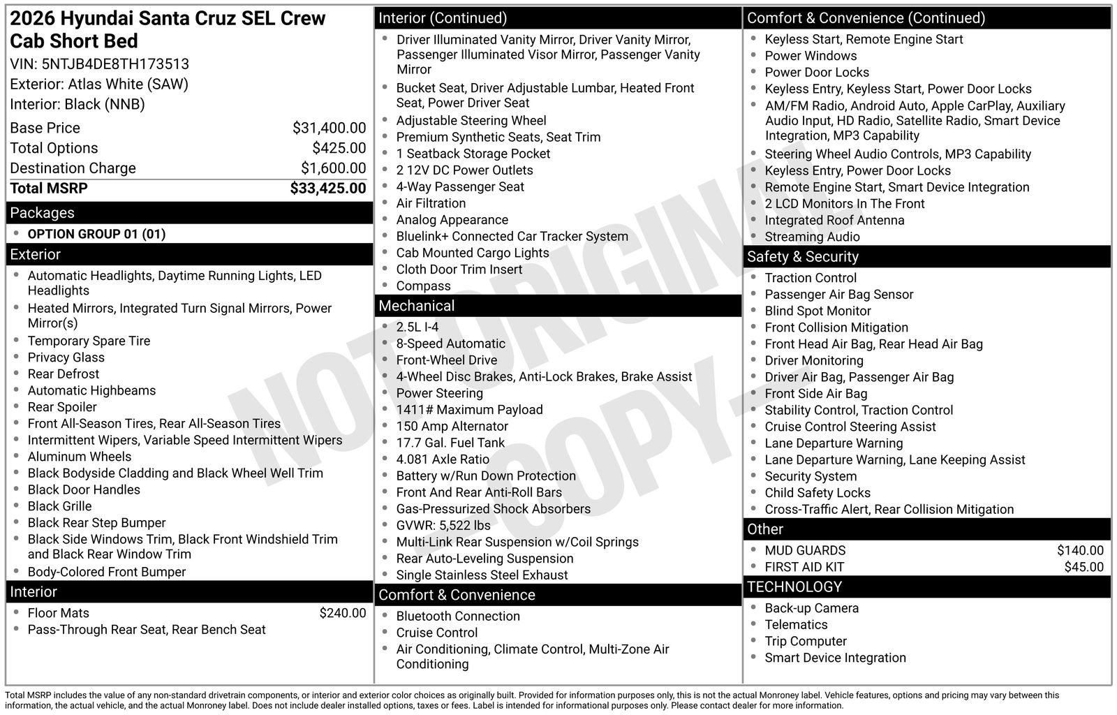 New 2026 Hyundai Santa Cruz SEL FWD image 20