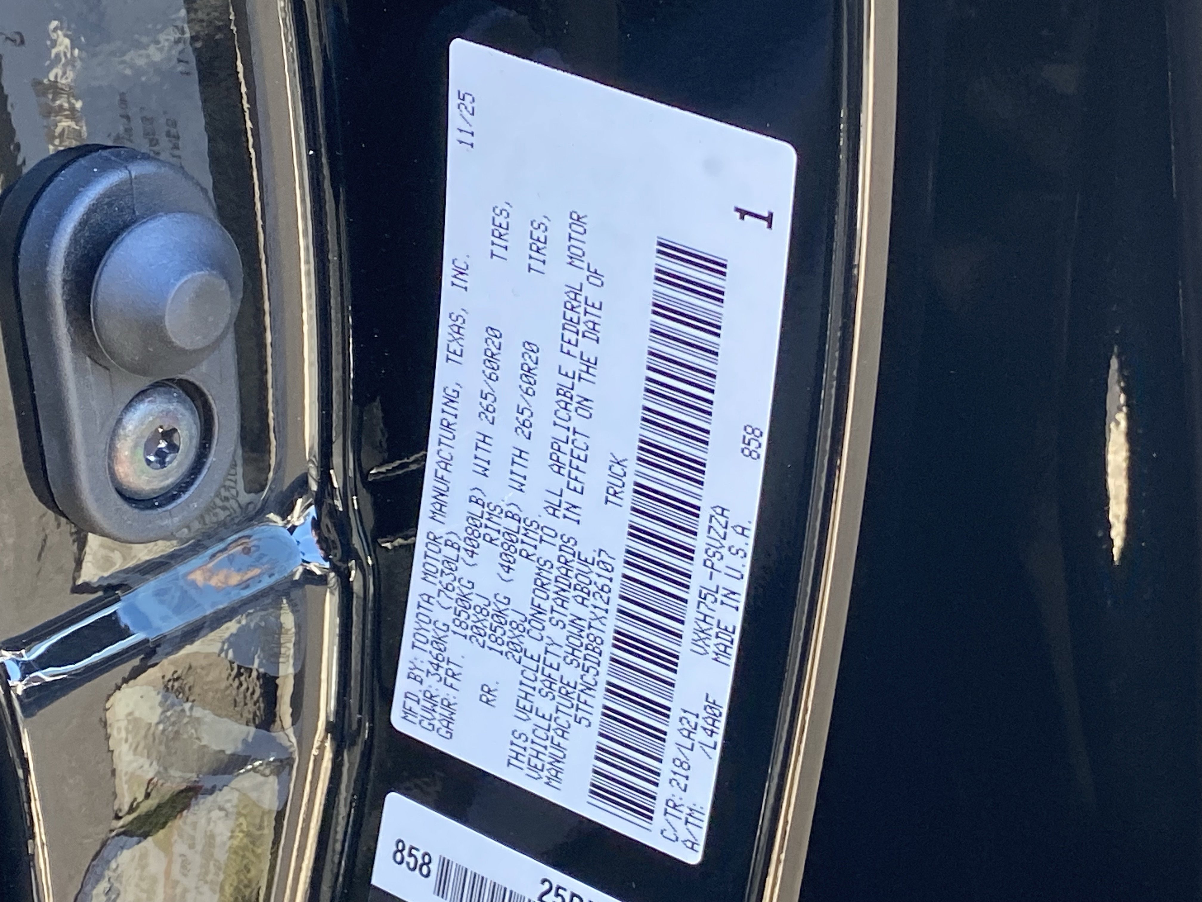 New 2026 Toyota Tundra Platinum image 24