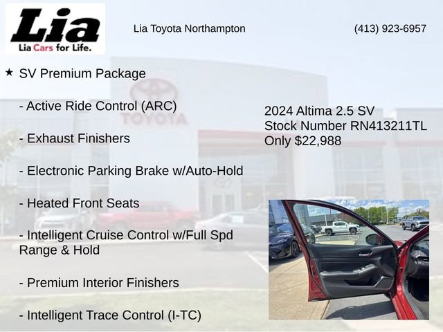 Used 2024 Nissan Altima 2.5 SV w/ SV Premium Package AWD/4WD image 7