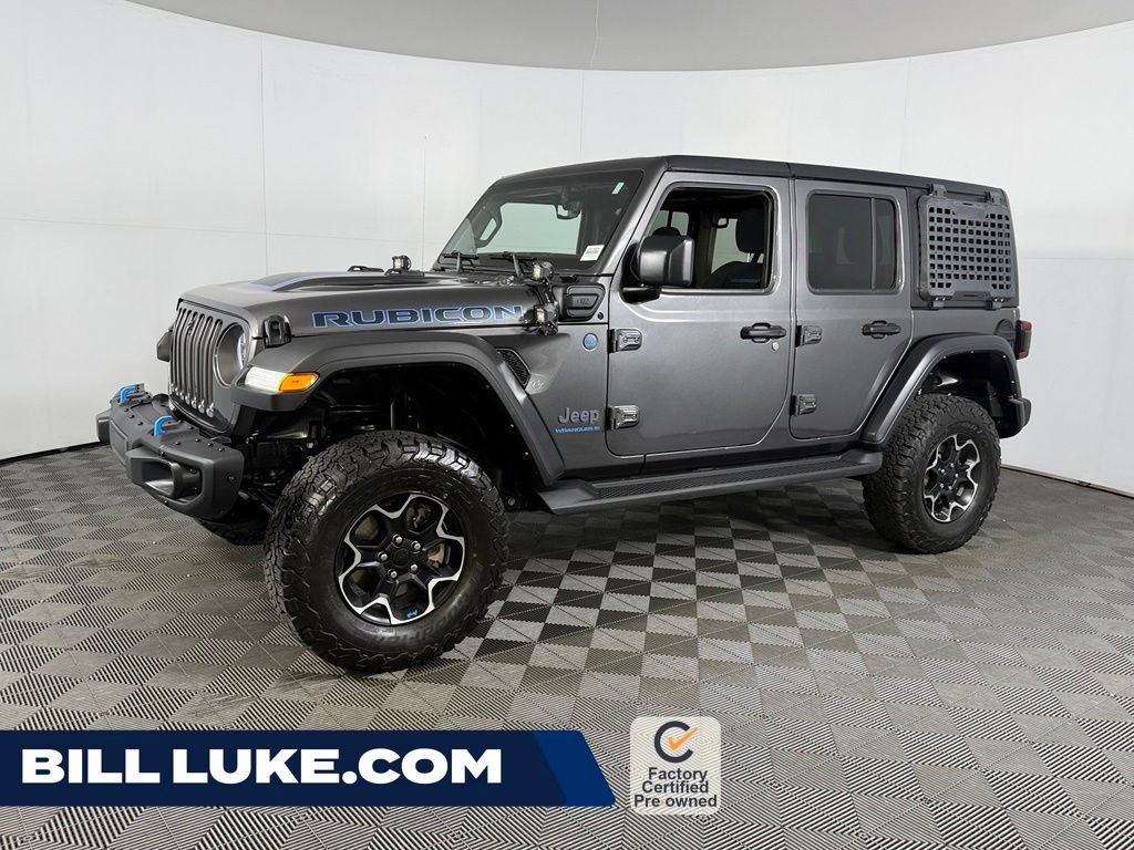 Used 2023 Jeep Wrangler Unlimited Rubicon 4xe w/ Steel Bumper Group