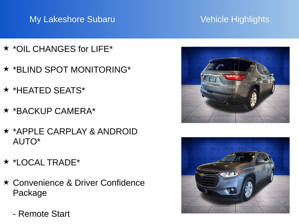 Used 2019 Chevrolet Traverse LT FWD image 9