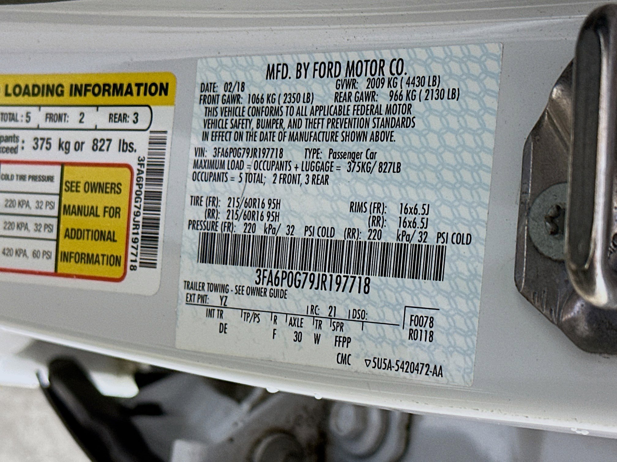 Used 2018 Ford Fusion S image 12