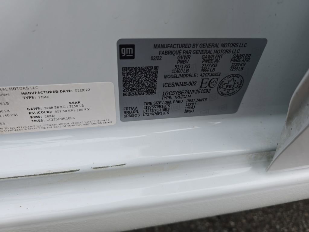 Certified 2022 Chevrolet Silverado 3500 W/T w/ WT Convenience Package image 34