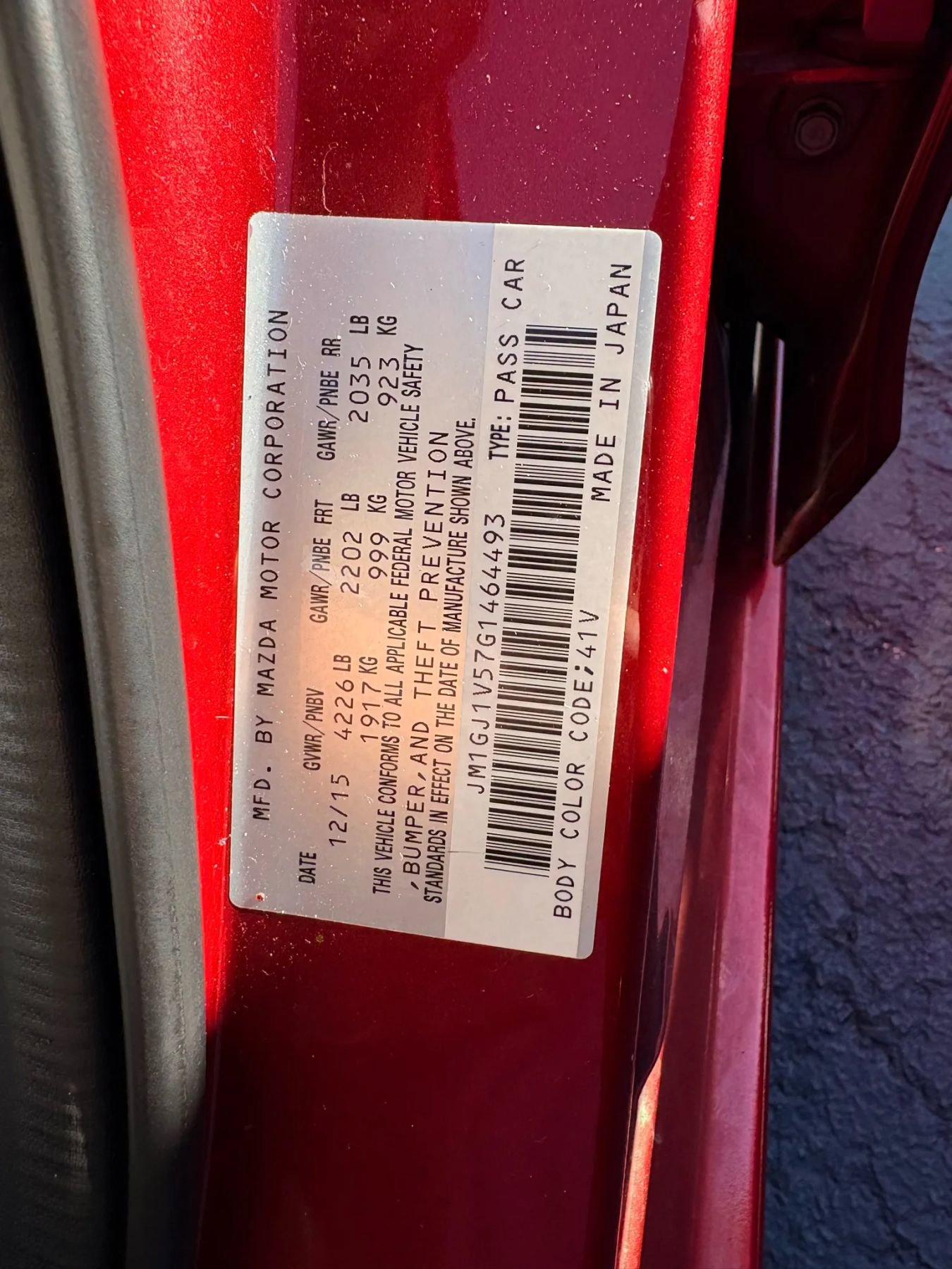 Used 2016 MAZDA MAZDA6 Touring image 29