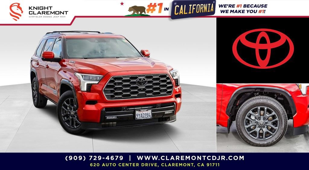 Used 2026 Toyota Sequoia Platinum w/ Tow Technology Package AWD/4WD image 1