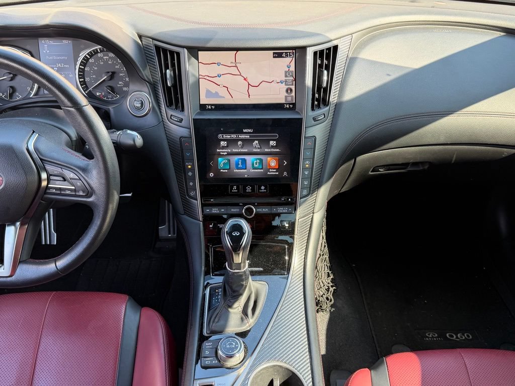 Used 2022 INFINITI Q60 Red Sport 400 w/ Cargo Package RWD image 18