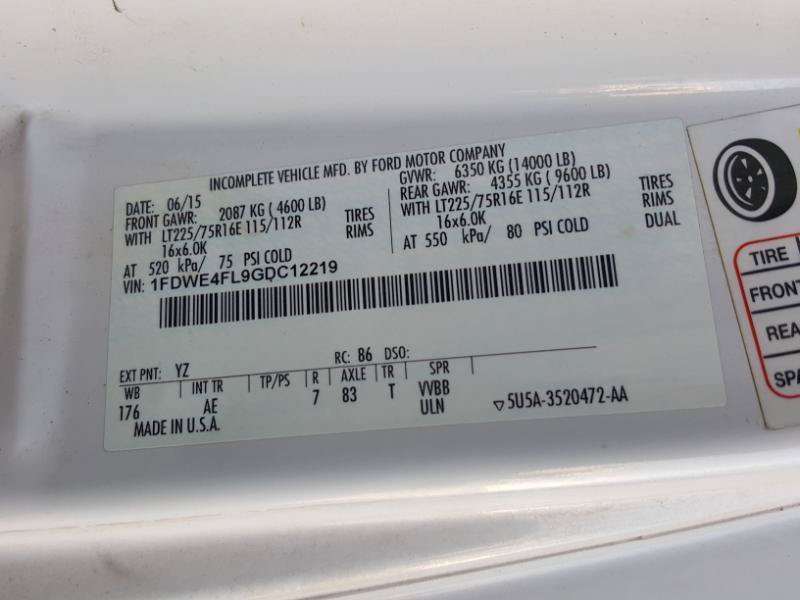 Used 2016 Ford E-450 and Econoline 450 Super Duty RWD image 22