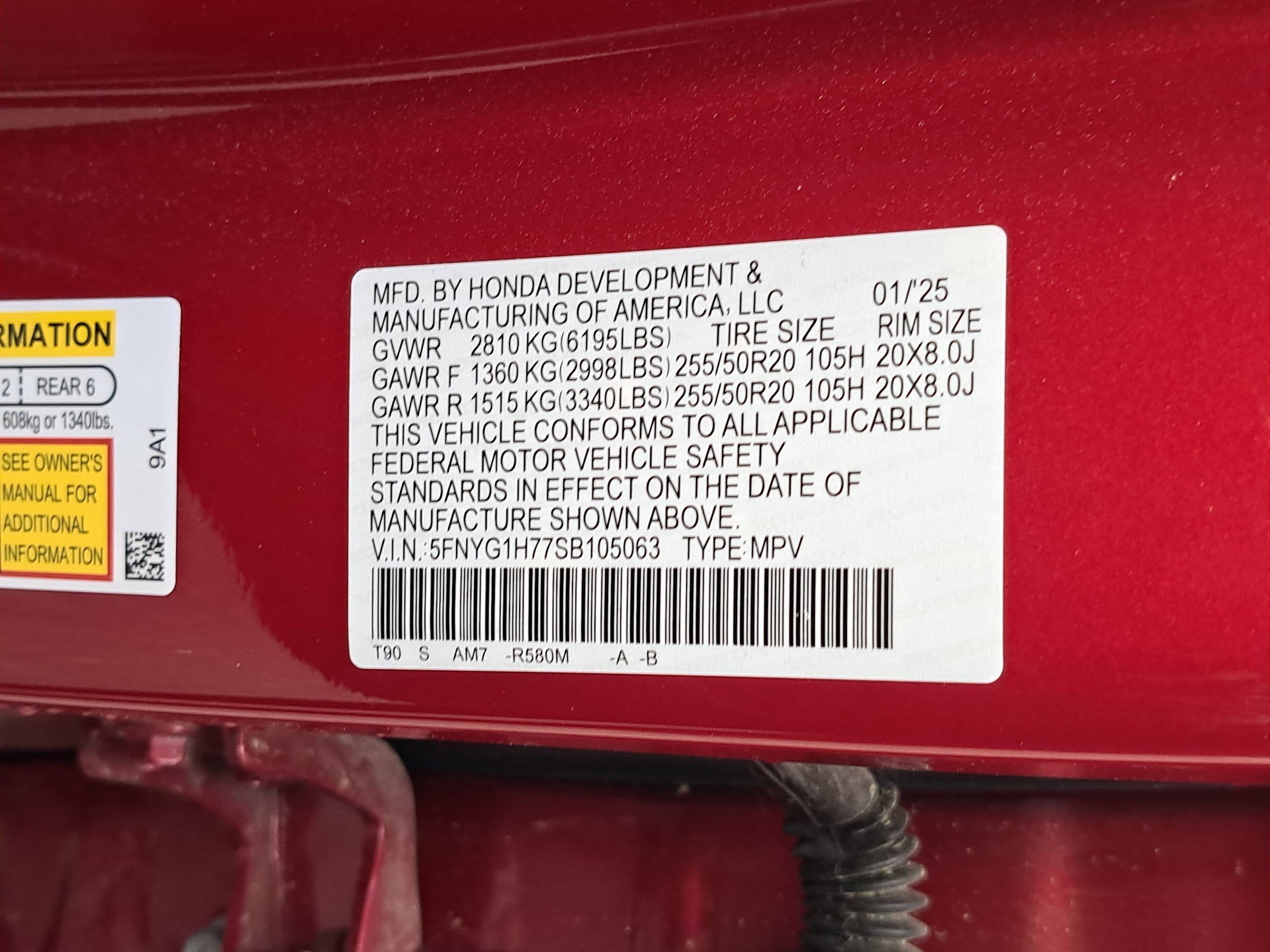 Used 2025 Honda Pilot Touring image 35